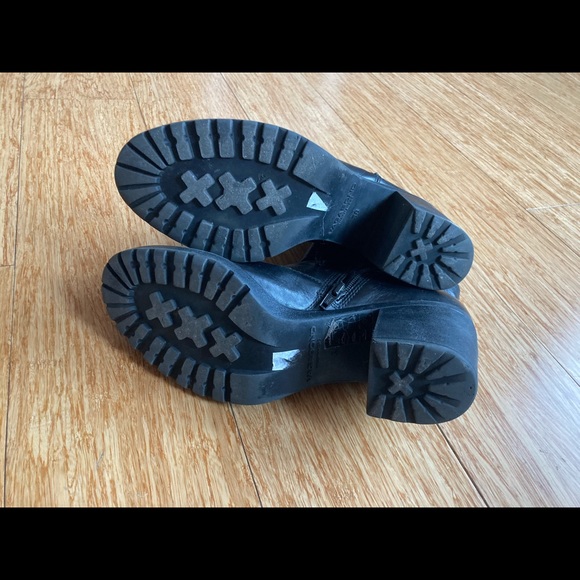 Vagabond Grace Black Leather Boots Size 38 - Picture 4 of 6